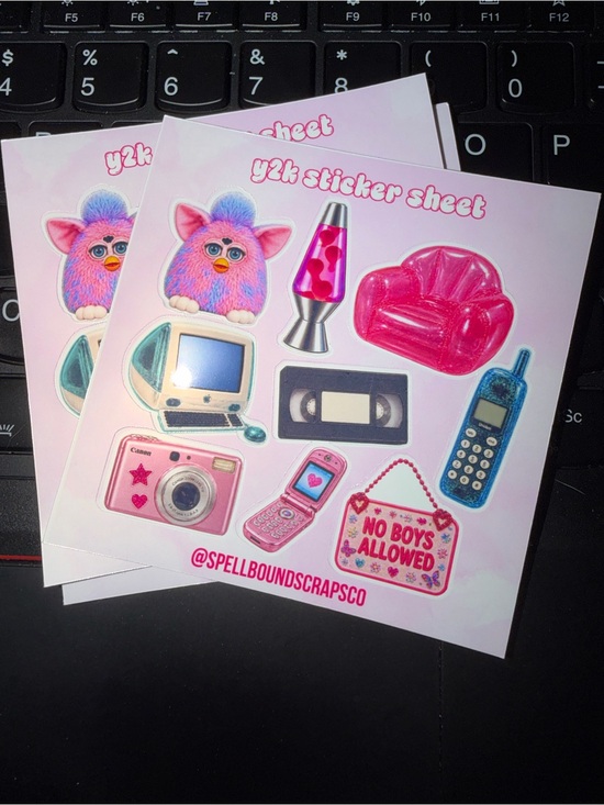 Other - Y2K Pink Sticker Sheet by